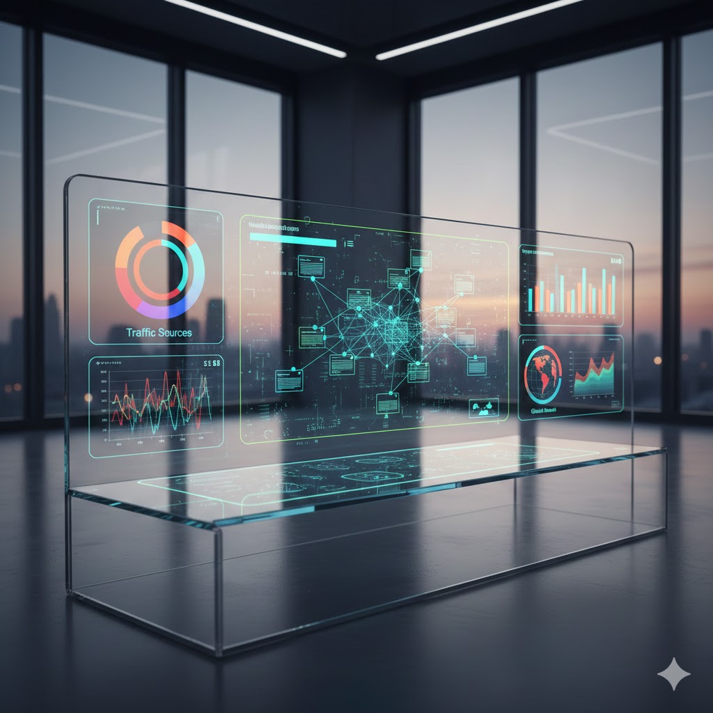 SEO-Optimierungstools und Analytics-Dashboard